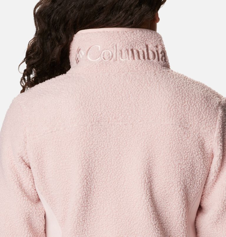 Thumbnail: Veste Polaire Sherpa Panorama Femme, Color: Dusty Pink, image 6