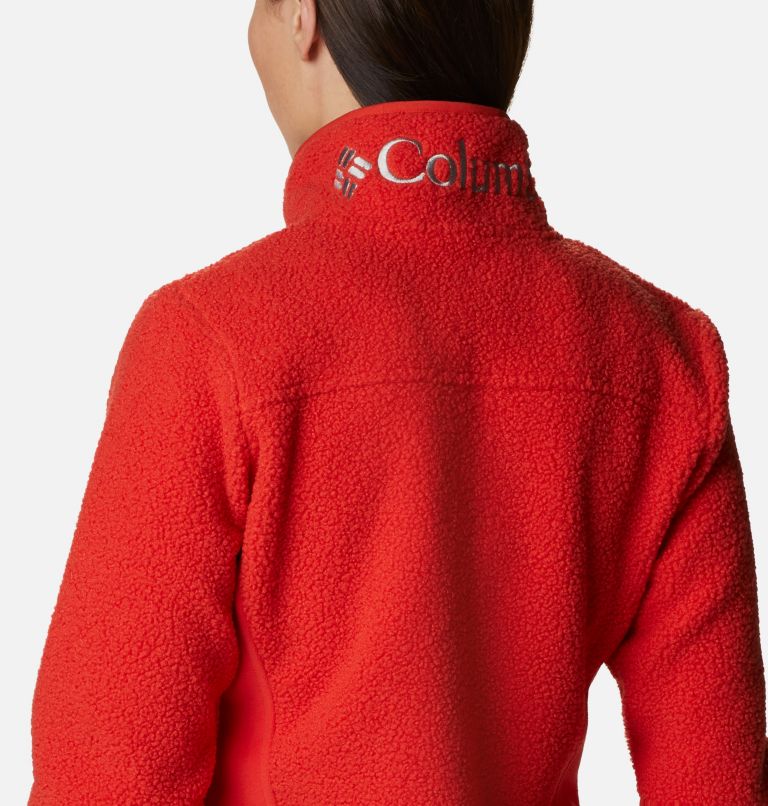 Veste Polaire Sherpa Panorama Femme, Color: Bold Orange, image 6
