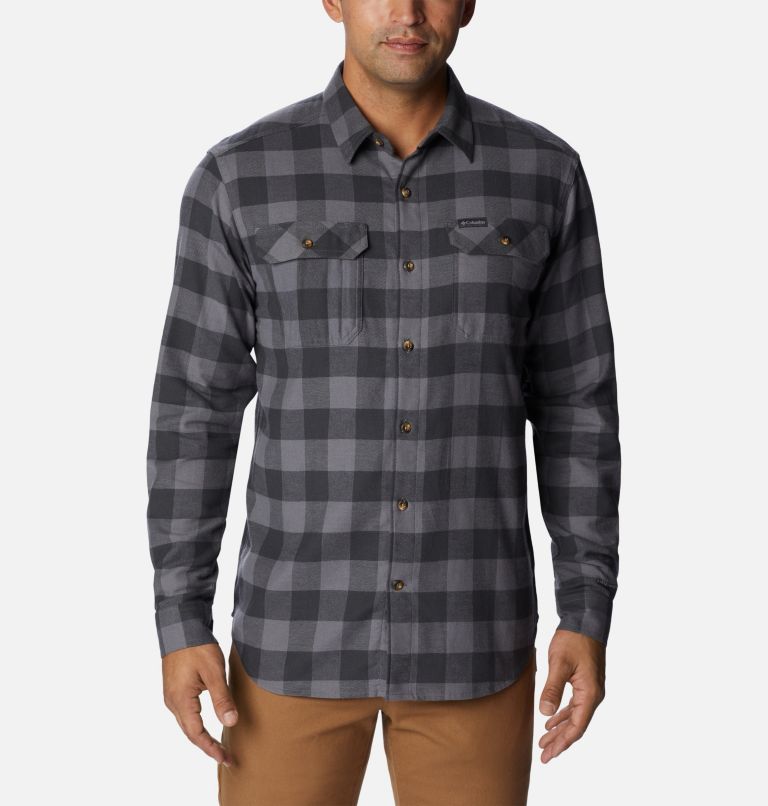 Camisa Columbia Venta - Flare Gun Stretch Flannel Negras Para Hombre