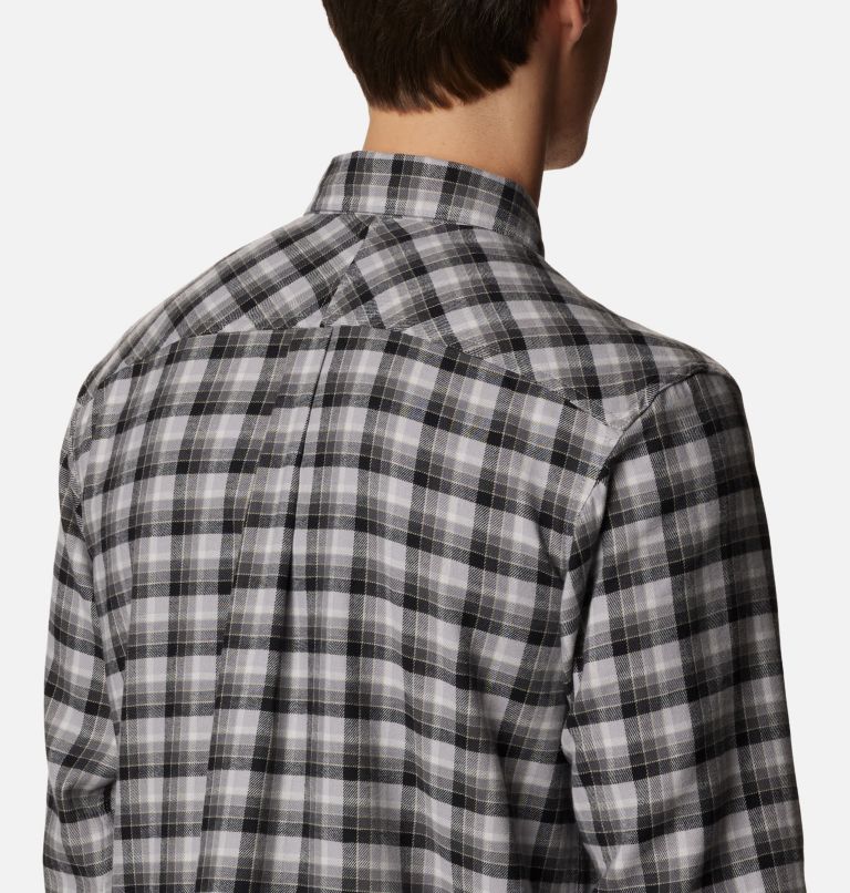 Men's Flare Gun Stretch Flannel Shirt, Color: Columbia Grey Gradient Check, image 5