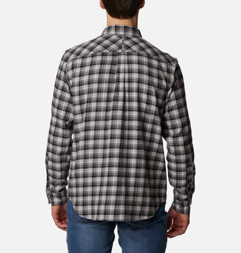 Men's Flare Gun Stretch Flannel Shirt, Color: Columbia Grey Gradient Check, image 2