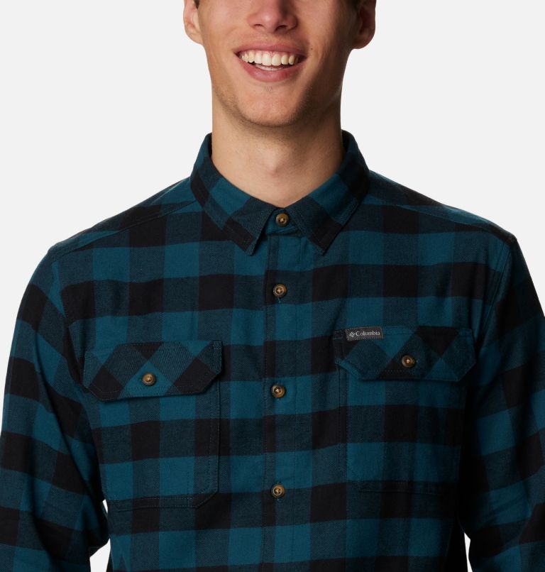 COLUMBIA Mens Shirt Blue Check M