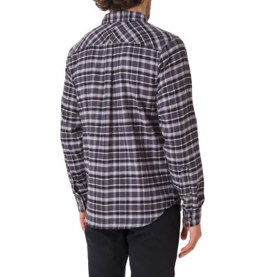 Men's Flare Gun Stretch Flannel Shirt Flare Gun&trade; Stretch Flannel | 369 | S, Shark Grid, back