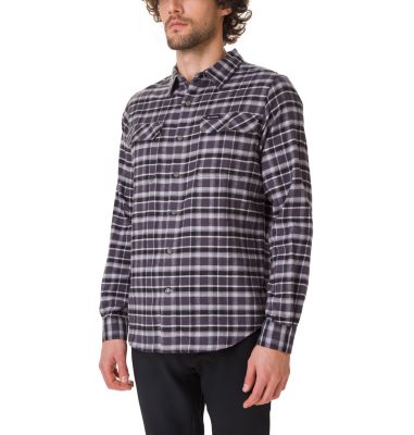 Men's Flare Gun Stretch Flannel Shirt Flare Gun&trade; Stretch Flannel | 369 | S, Shark Grid, front