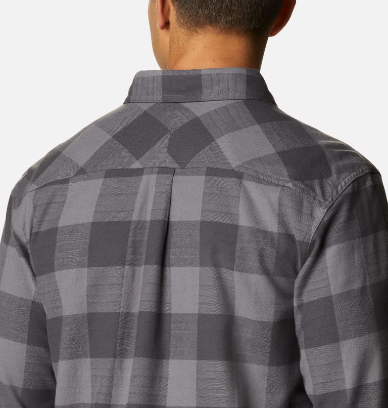 Flare Gun Stretch Flannel | 024 | S, Color: City Grey Twill Buffalo Check, image 5