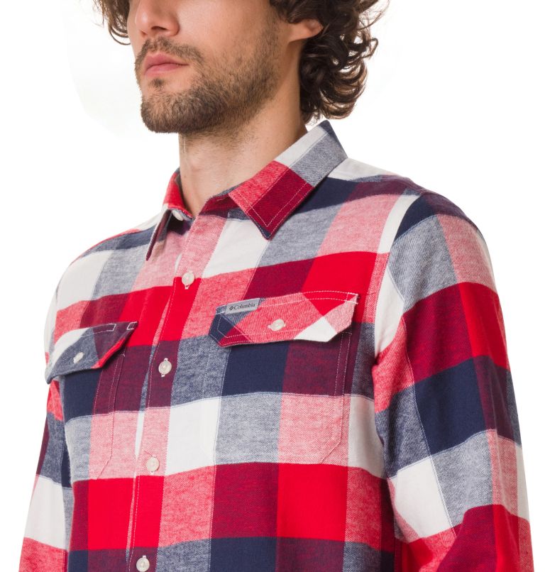 Flare Gun Stretch Flannel | 125 | XXL, Color: Sea Salt Big Check, image 3