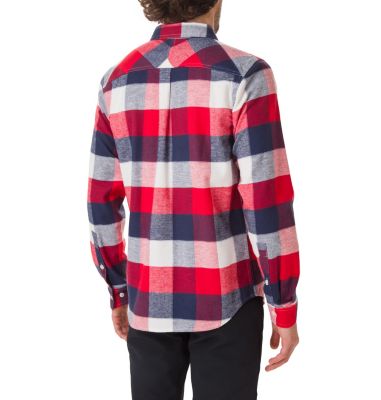 Men's Flare Gun Stretch Flannel Shirt Flare Gun&trade; Stretch Flannel | 369 | S, Sea Salt Big Check, back