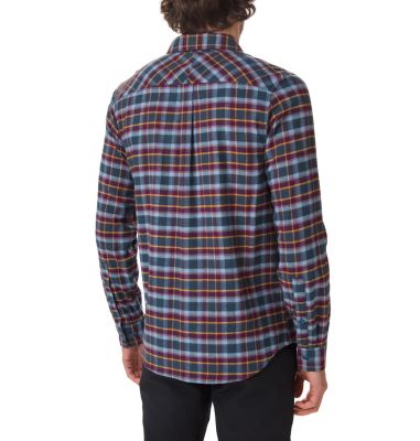 Men's Flare Gun Stretch Flannel Shirt Flare Gun&trade; Stretch Flannel | 369 | S, Black Cherry Grid, back