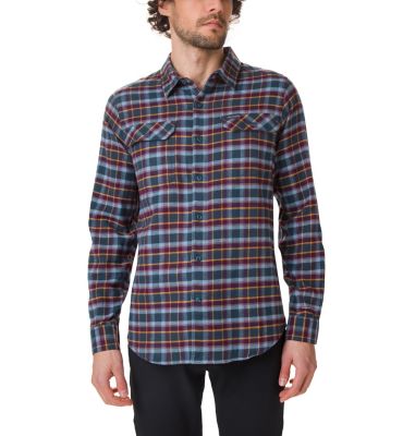 Men's Flare Gun Stretch Flannel Shirt Flare Gun&trade; Stretch Flannel | 369 | S, Black Cherry Grid, front