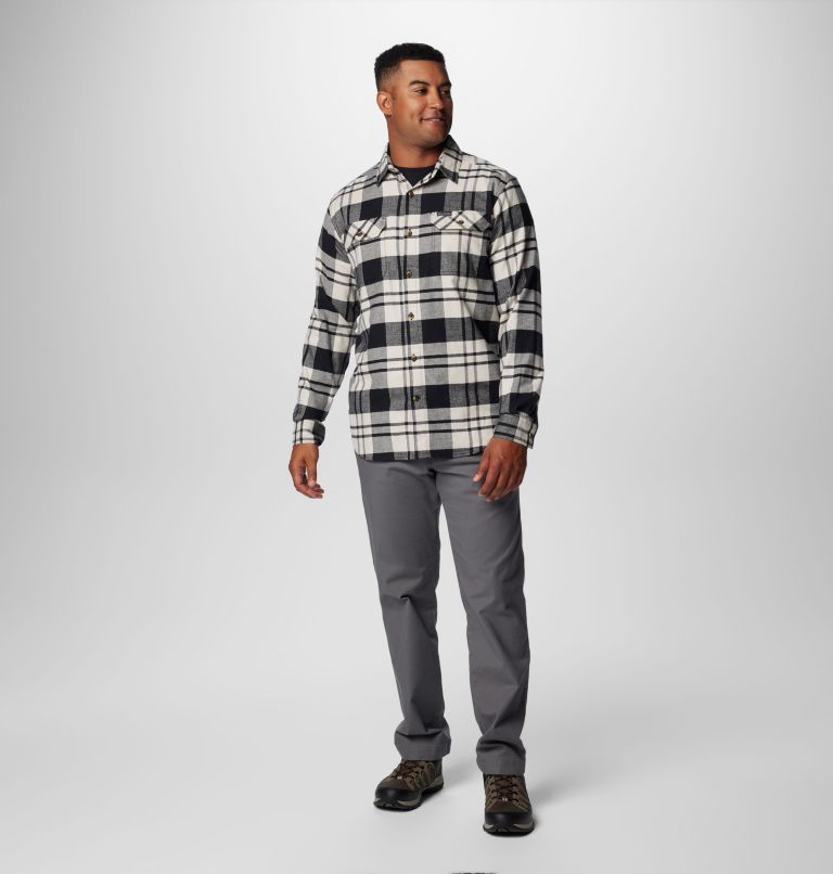 Men's Flare Gun Stretch Flannel - Tall, Color: Black River Crossing Plaid, image 3
