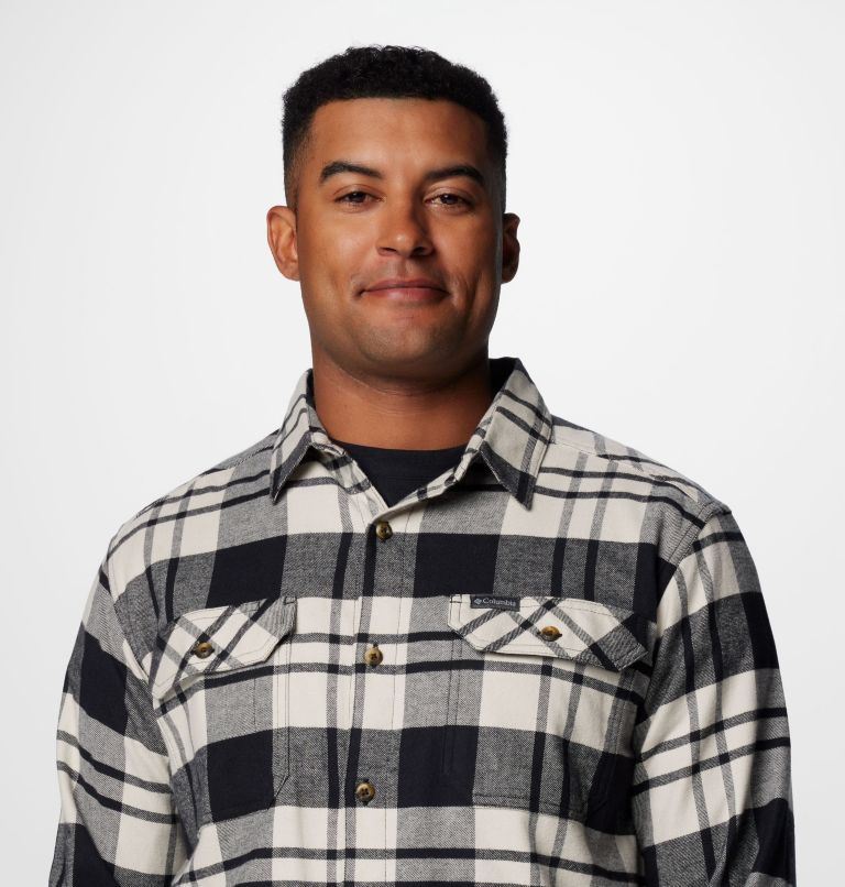 Men's Flare Gun Stretch Flannel - Tall, Color: Black River Crossing Plaid, image 5
