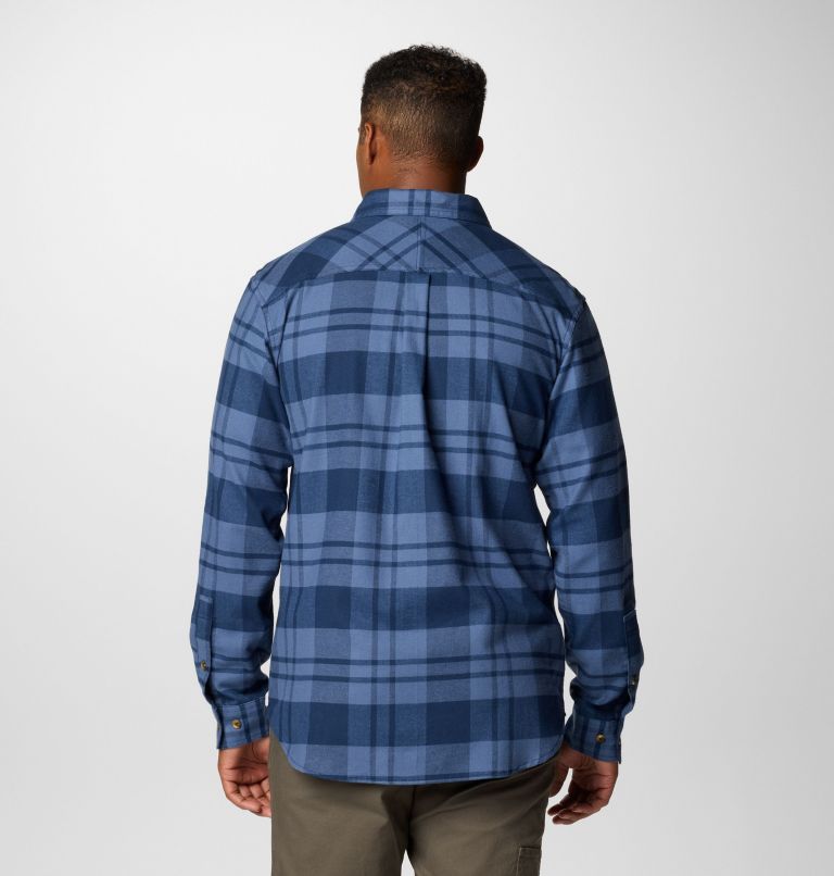 Chemise en flanelle extensible Flare Gun pour homme - Grandes tailles, Color: Collegiate Navy River Crossing Plaid, image 2