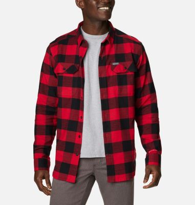 columbia flannel lined shirt