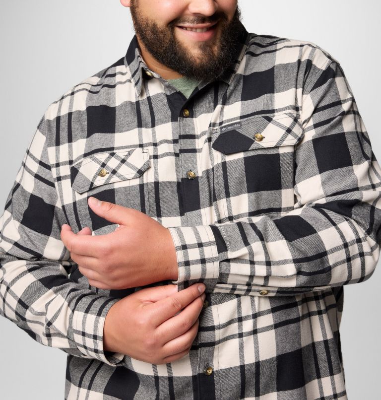 Flare Gun Stretch Flannel - Big, Color: Black River Crossing Plaid, image 6