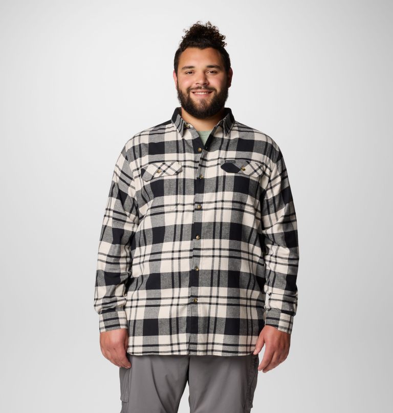 Flare Gun Stretch Flannel - Big, Color: Black River Crossing Plaid, image 1