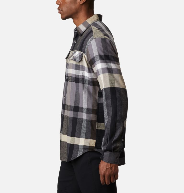 Flare Gun Stretch Flannel - Big, Color: Black Big Check Plaid, image 3