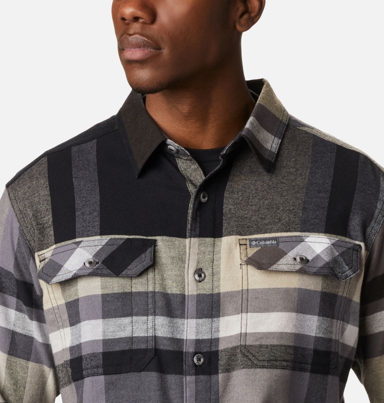 Flare Gun Stretch Flannel - Big, Color: Black Big Check Plaid, image 4
