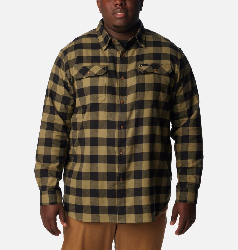 Regular Fit Green Plaid Flannel Shirt