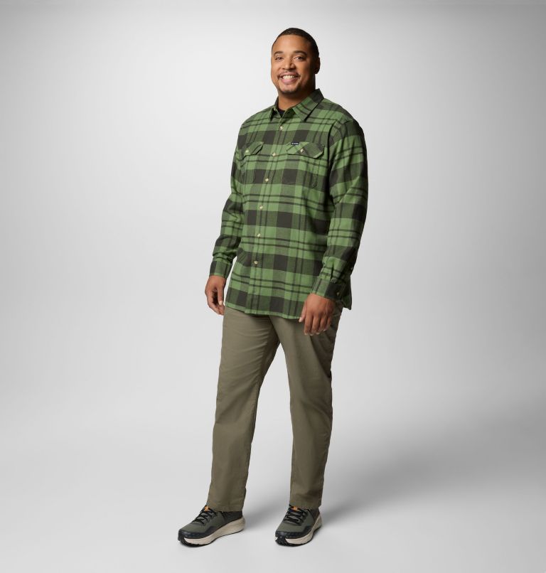 Flare Gun Stretch Flannel - Big, Color: Canteen River Crossing Plaid, image 3