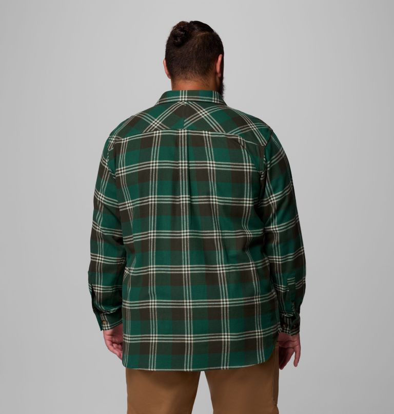 Men's Flare Gun Stretch Flannel - Big, Color: Rain Forest Trails Edge Plaid, image 3