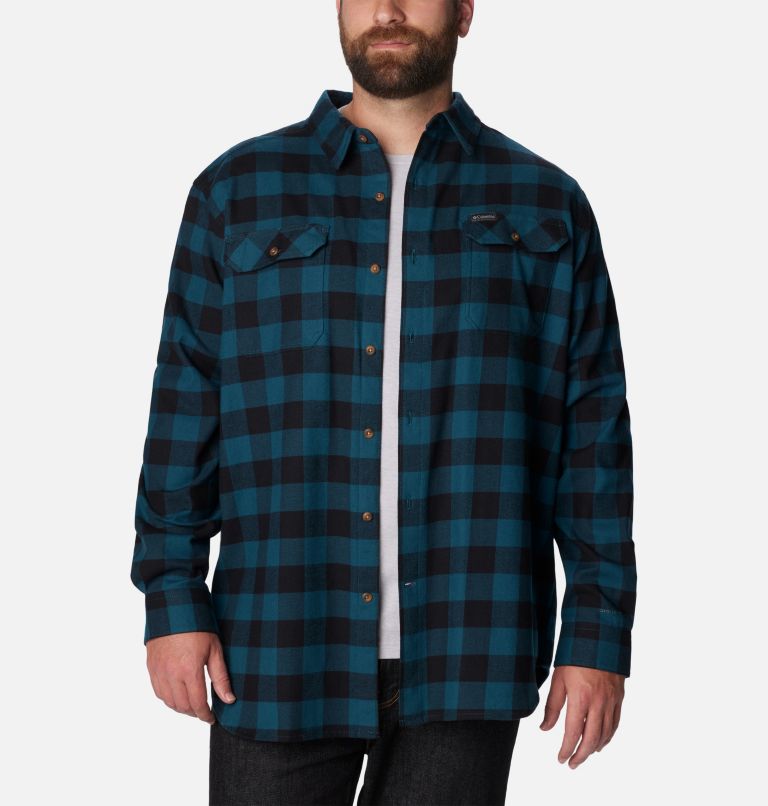 Flare Gun Stretch Flannel | 414 | 5X, Color: Night Wave Buffalo Check, image 6