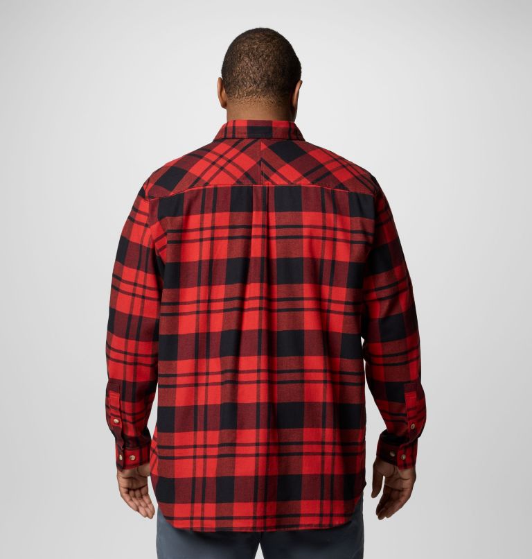 Chemise en flanelle extensible Flare Gun pour homme - Tailles fortes, Color: Sail Red River Crossing Plaid, image 2
