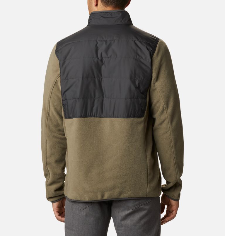 Basin Butte Fleece Full Zip | 397 | M, Color: Stone Green, Shark, image 2