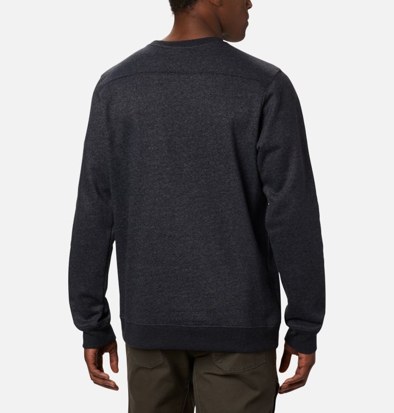 Hart Mountain Graphic Crewneck Sweatshirt für Männer, Color: Black Heather Tough, image 2