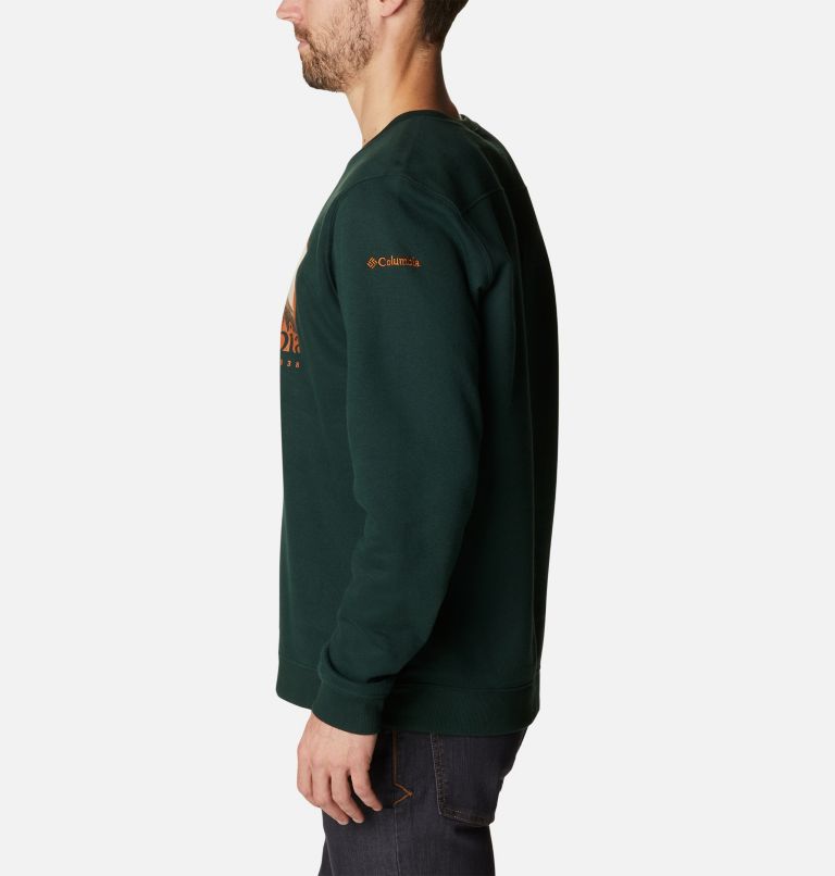 Hart Mountain Graphic Crew | 370 | L, Color: Spruce, Foggy Haven Graphic, image 3