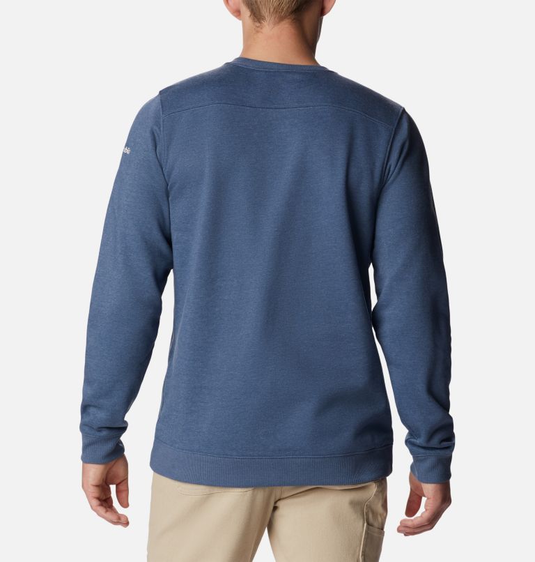Hart Mountain Graphic Crew | 479 | XL, Color: Dk Mtn Heather, Foggy Haven Graphic, image 2