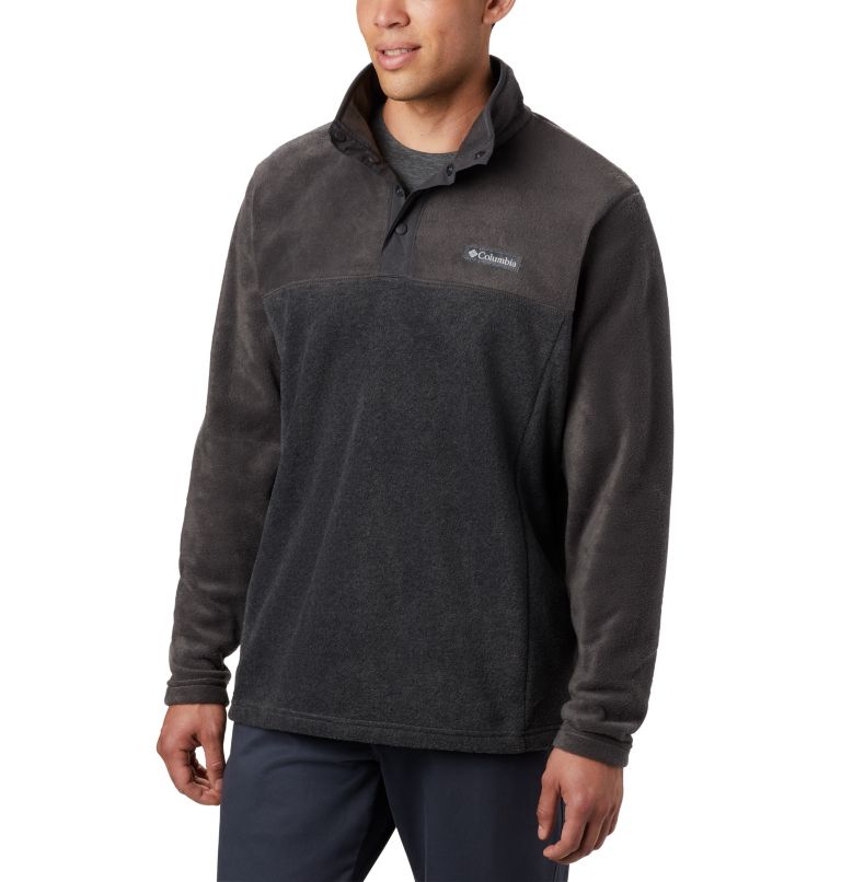 Steens Mountain Half Snap | 030 | L, Color: Charcoal Heather, Shark, image 1
