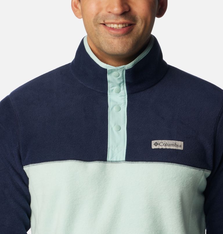 Steens Mountain Half Snap | 325 | M, Color: Spray, Collegiate Navy, Spray, image 4