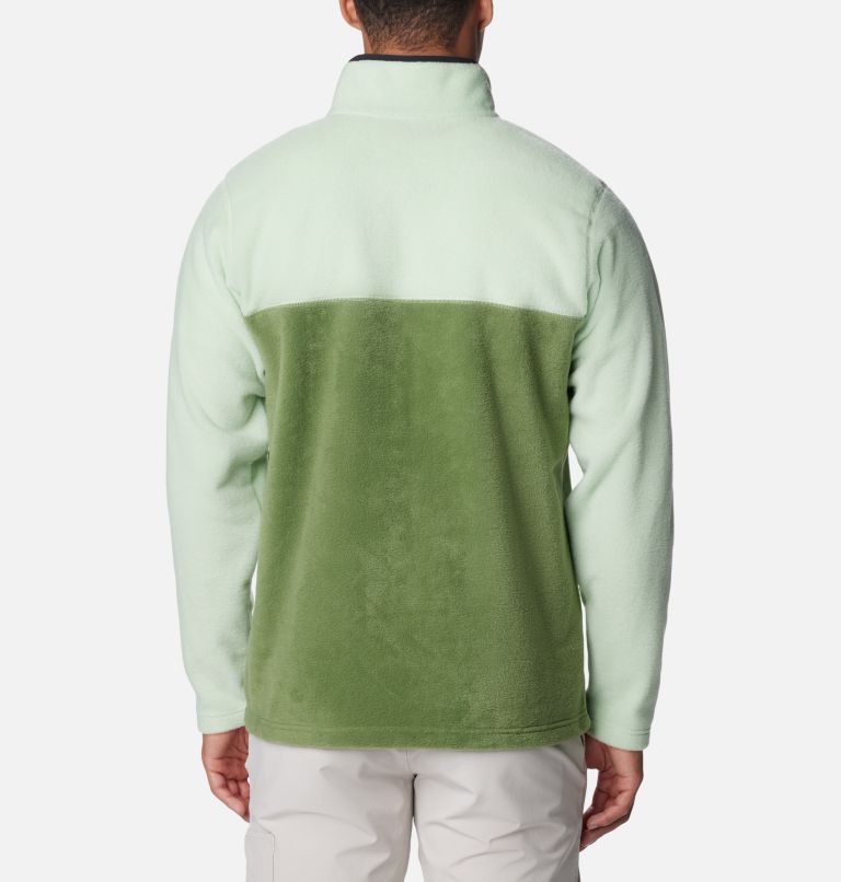 Men's Steens Mountain Half Snap Fleece, Color: Canteen, Sage Leaf, Black, image 2
