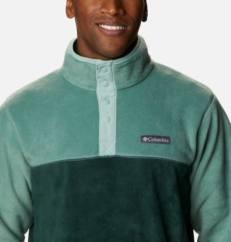 Steens Mountain Half Snap | 370 | XL, Color: Spruce, Thyme Green, Aqua Tone, image 4