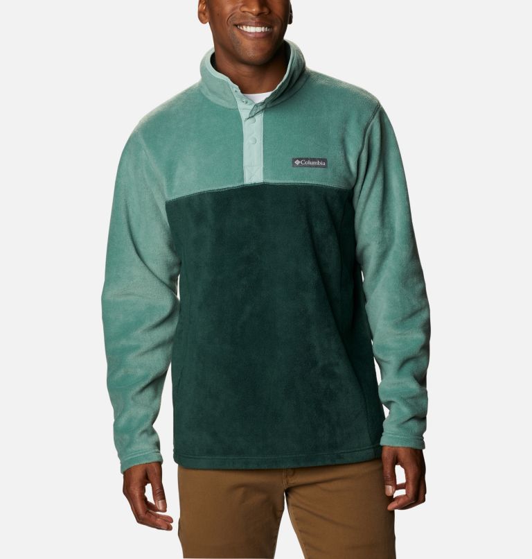 Steens Mountain Half Snap | 370 | XL, Color: Spruce, Thyme Green, Aqua Tone, image 1