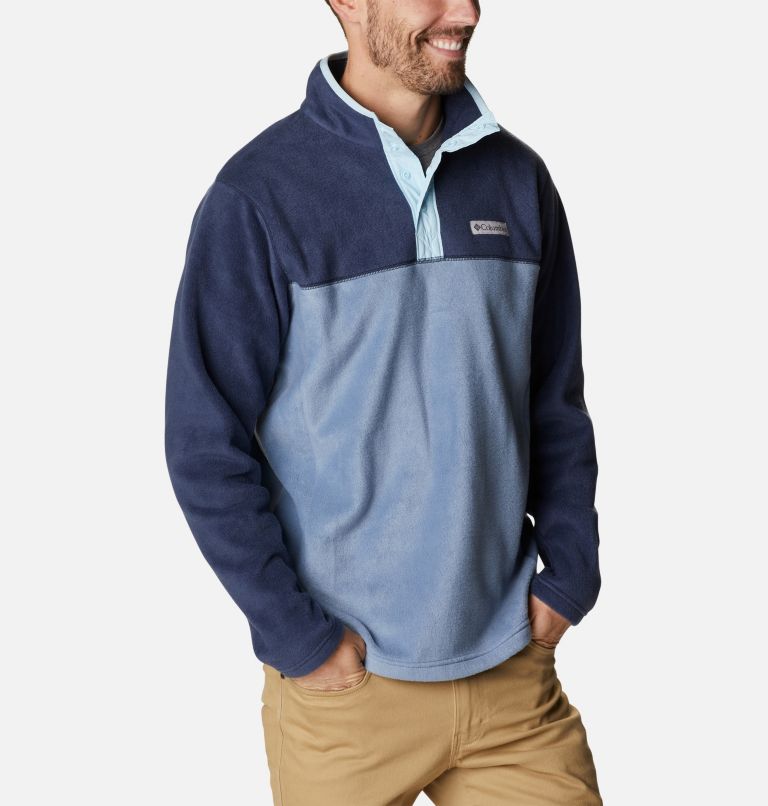 Men's Steens Mountain Half Snap Fleece Pullover - Tall, Color: Bluestone, Collegiate Navy, Sky Blue, image 5