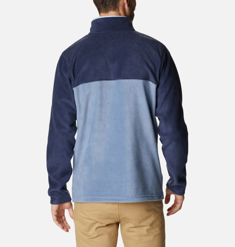 Men's Steens Mountain Half Snap Fleece Pullover, Color: Bluestone, Collegiate Navy, Sky Blue, image 2