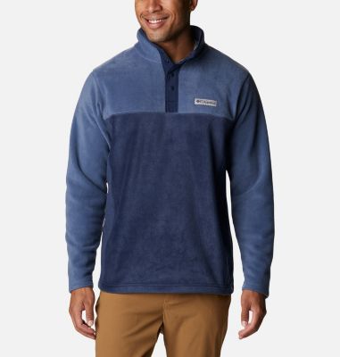 Mens fleece 2025 pullover jacket