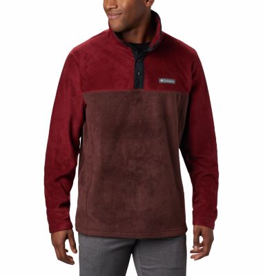 Steens Mountain&trade; Half Snap Fleece f&uuml;r M&auml;nner Steens Mountain&trade; Half Snap | 630 | S, Red Lodge, Red Jasper, Black, front