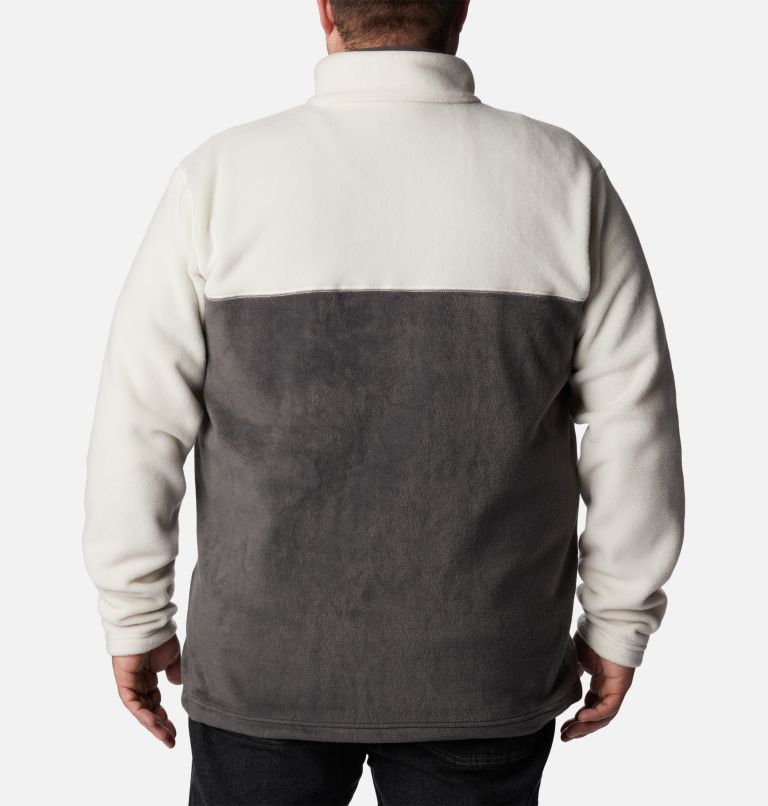 Men's Steens Mountain Half Snap Fleece - Extended Size, Color: Shark, Chalk, Shark, image 2