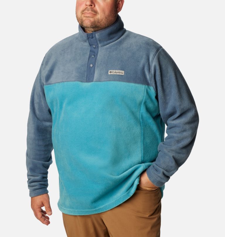 Columbia steens mountain snap button fleece in outlet blue