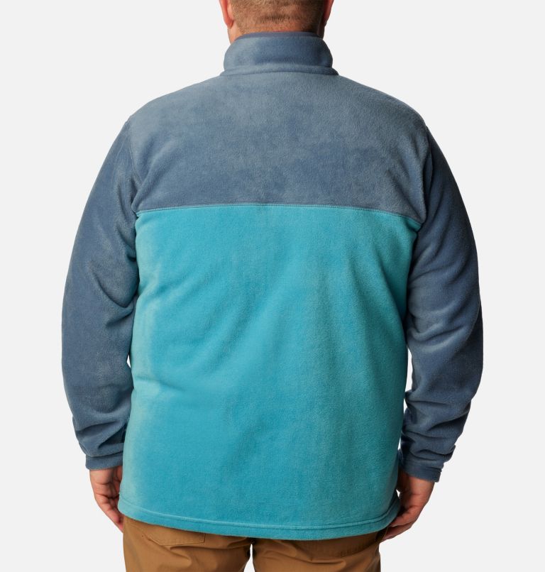 Men's Steens Mountain Half Snap Fleece Pullover - Big, Color: Shasta, Dark Mountain, image 2