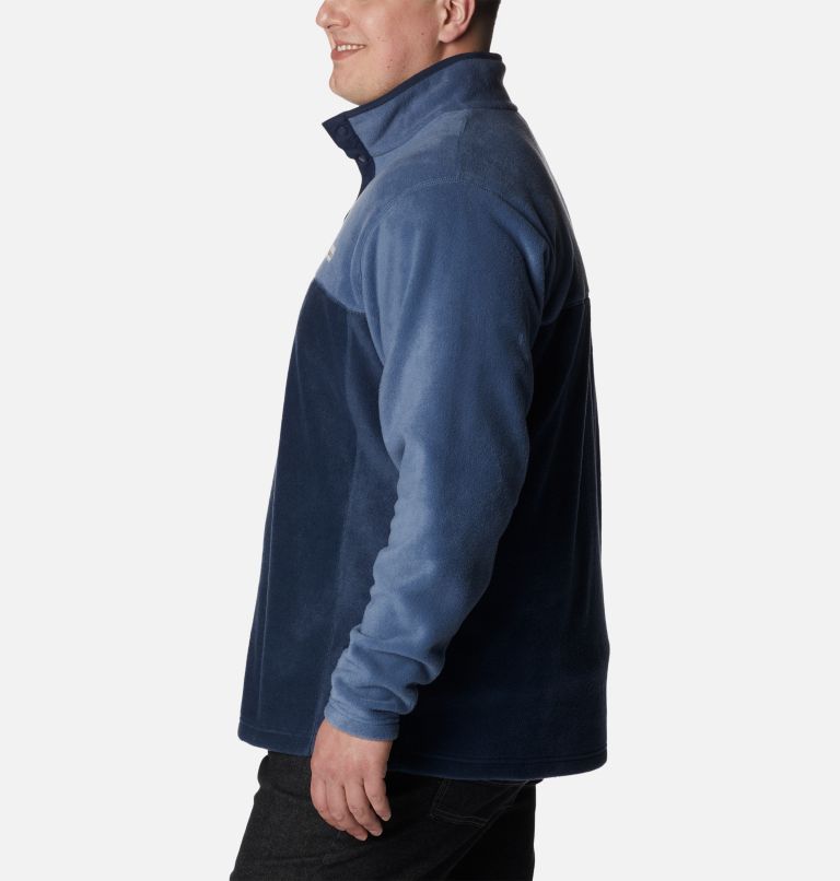 Men's Steens Mountain Half Snap Fleece Pullover - Big, Color: Collegiate Navy, Dark Moutain