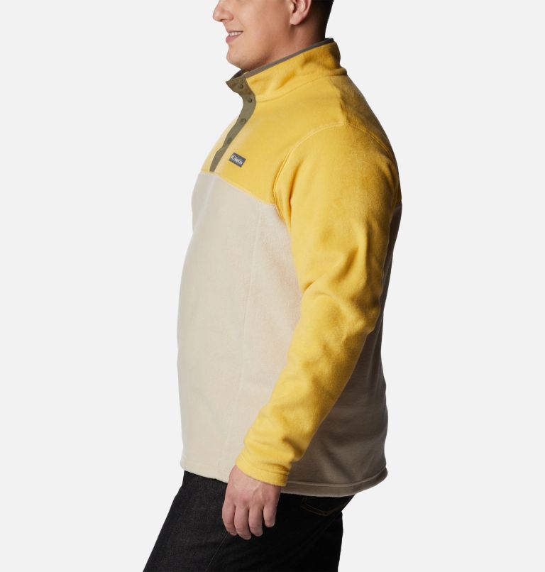 Men's Steens Mountain Half Snap Fleece - Extended Size, Color: Golden Nugget, Anct Fssl, Stone Green, image 3