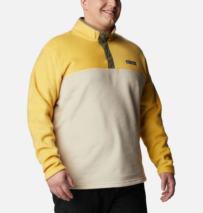 Men's Steens Mountain Half Snap Fleece - Extended Size, Color: Golden Nugget, Anct Fssl, Stone Green, image 5
