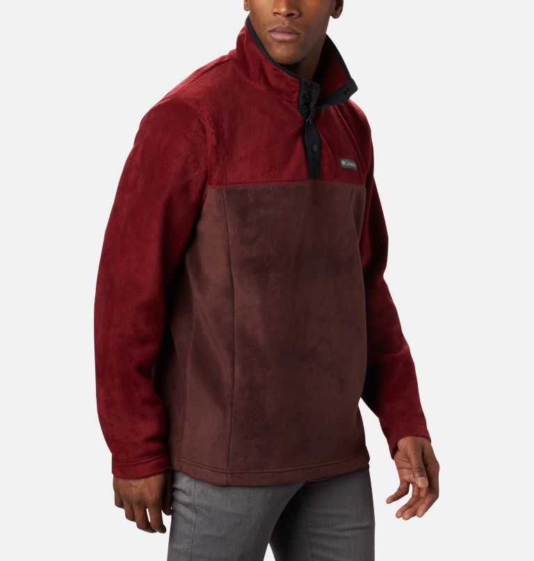Men's Steens Mountain Half Snap Fleece Pullover - Tall, Color: Red Lodge, Red Jasper, Black, image 5
