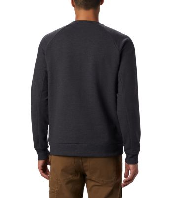 Men's Columbia Lodge Crew Sweater Columbia Lodge&trade; Crew | 010 | L, Shark Heather, back