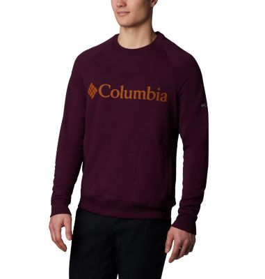 Men's Columbia Lodge Crew Sweater Columbia Lodge&trade; Crew | 010 | L, Black Cherry, front