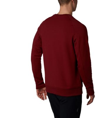Men's Columbia Lodge Crew Sweater Columbia Lodge&trade; Crew | 010 | L, Red Jasper, back