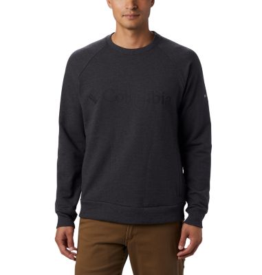 Maglietta girocollo Lodge&trade; da uomo Columbia Lodge&trade; Crew | 160 | S, Shark Heather, front